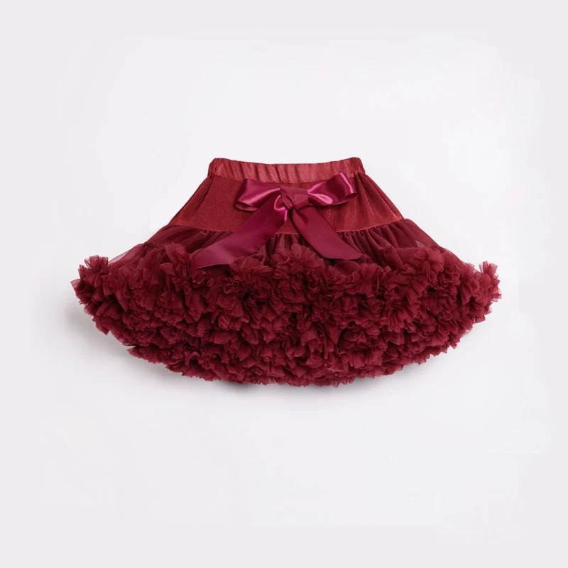 

Baby Girls skirt children girls fluffy pettiskirts wine red tutu skirt kids skirt baby girls tutu skirt fluffy free shipping