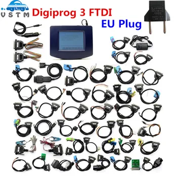 

Original Digiprog3 Full set Digiprog 3 V4.94 Odometer programmer DigiprogIII Mileage Correct Tool for Many Cars With EU Plug