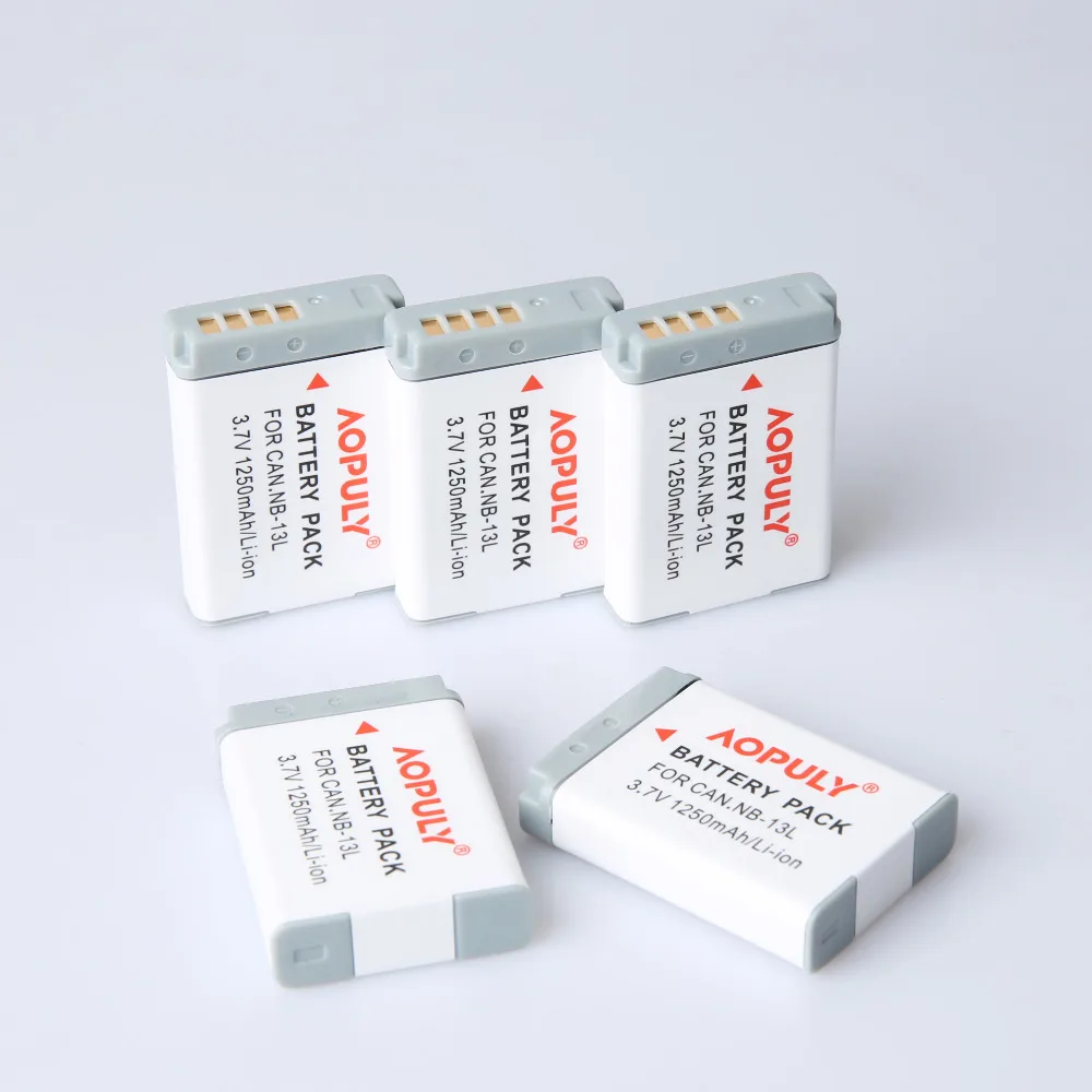 

10Pcs NB-13L NB13L rechargeable Battery NB 13L Camera batteries for Canon PowerShot G5 X G5X G7 X Mark II G7X G9 X G9X SX720 HS