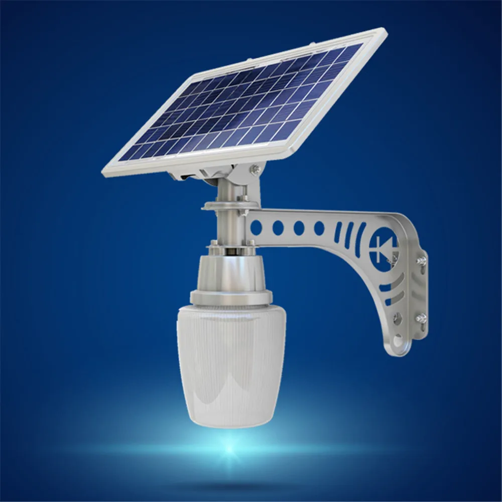 5W 700LM Solar Street Light 10W Solar Panel Outdoor Waterproof Garden