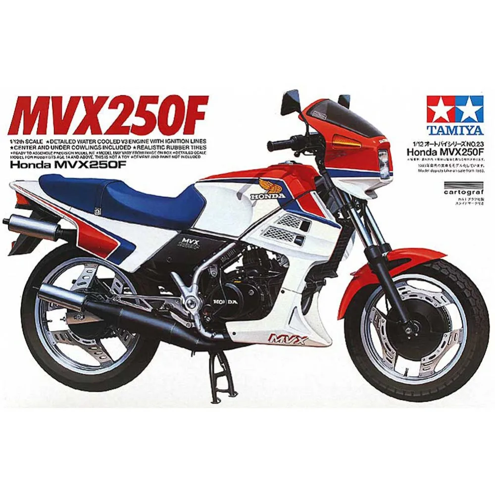 Tamiya 14023 1/12 Scale Motorcycle Model Kit Honda Mvx250f for sale online 