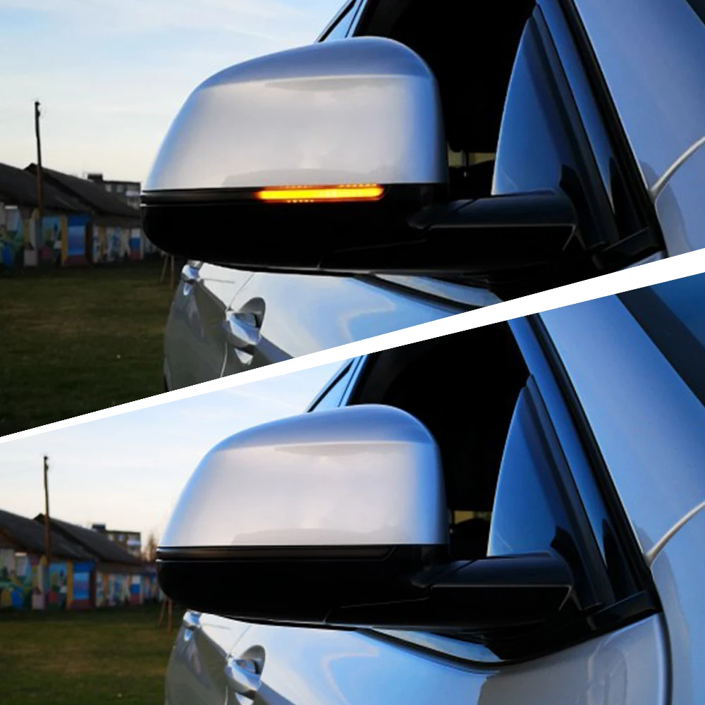 

For BMW X3 G01 2018 2019 X4 G02 X5 G05 X7 G07 LED Dynamic Turn Signal Blinker Sequential Side Mirror Indicator Light Repeater