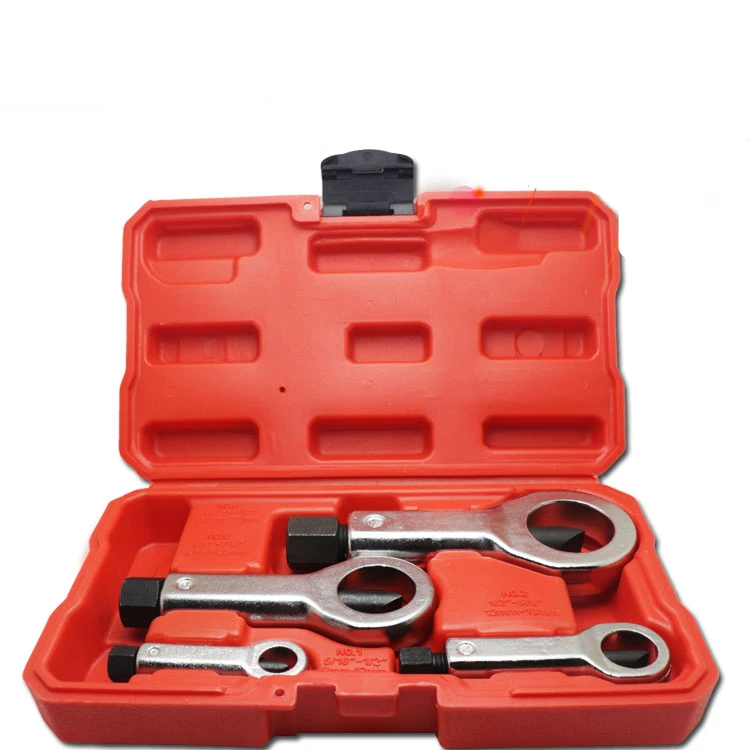 

4pcs rusty nut splitter spanner remove cutter tool steel wrench hex width 12-27mm rusting fastener maintence free shipping