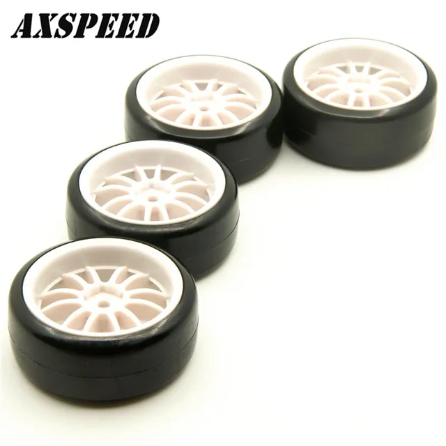 Best Price RC Drift Tires Tyre 12mm Hex Wheel Rim Fit Sakura D3 1/10 On-Road Car Orange