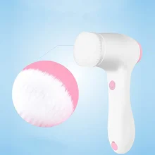 Facial Cleansing Brush Waterproof Rechargeable Face Spin Brush with 3 Heads OA66