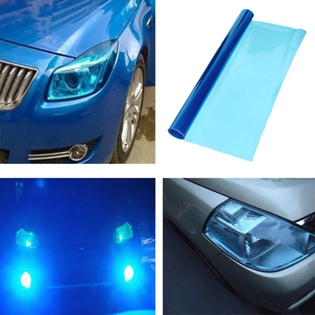 Car Auto Tint Vinyl Film Sticker Smoke HeadLight Fog Light Taillight Decal Sheet