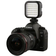 Горячий башмак 36-СВЕТОДИОДНЫЙ Свет видеокамеры с 1/" монтажным отверстием для Canon Nikon Pentax DV DSLR