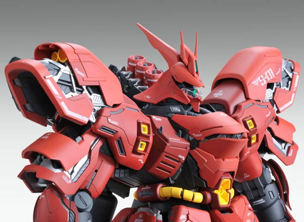 Японская Bandai оригинальная модель Gundam MG 1/100 SAZABI NEO ZEON MSN-04 Ver. Ka модель робота Unchained мобильный костюм детские игрушки