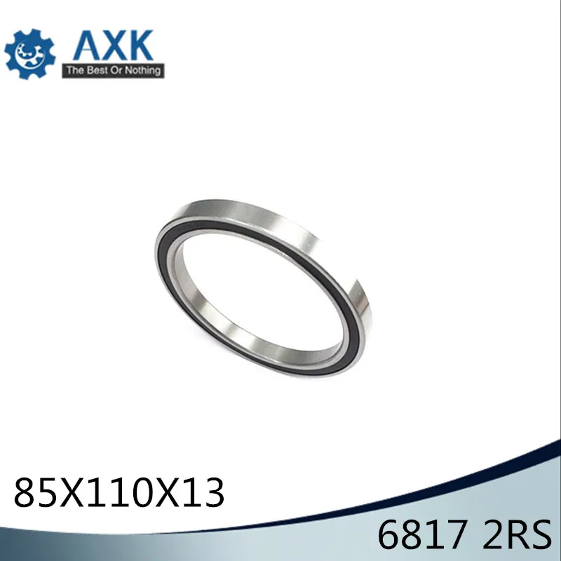

6817 2RS ABEC-1 (2PCS) 85x110x13MM Metric Thin Section Bearings 61817 RS 6817RS