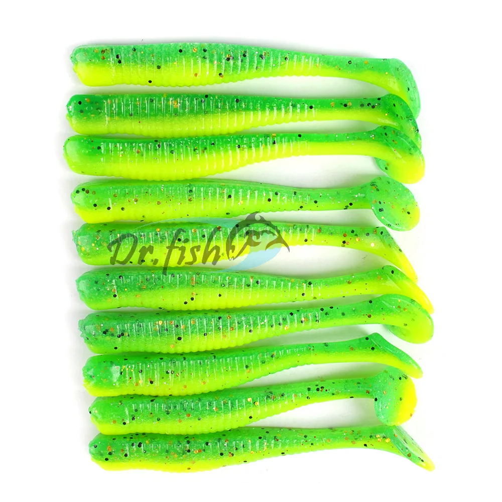 Buy YOSHIKAWA Soft Plastic Lure Bait Bass Floating Paddle Tail Summer Fishing