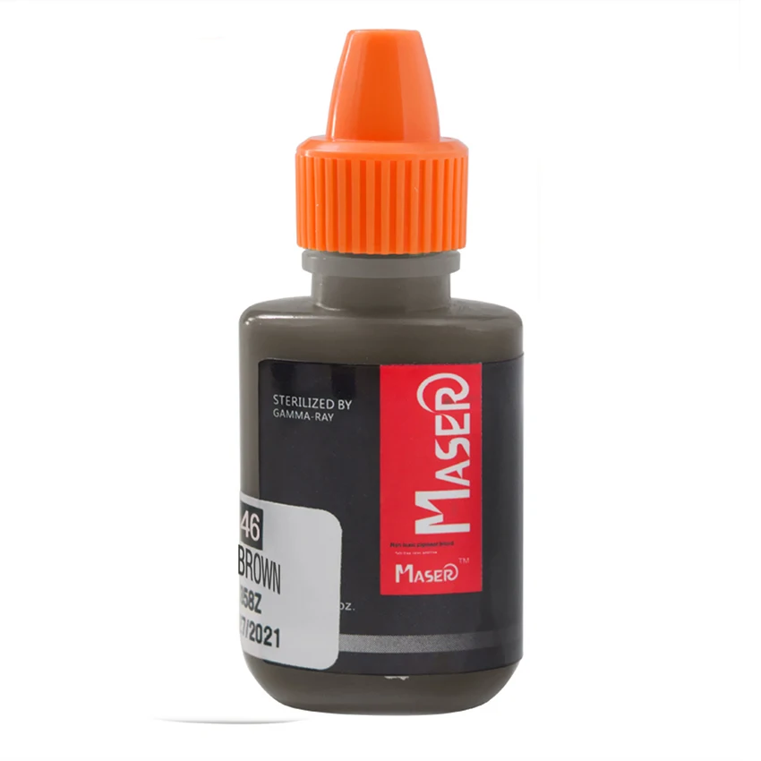 Tattoo Inks Pigment 10 Colors Optional 10ml Permanent Makeup Eyebrow Microblading for Tattoo Machine Pen Ink Cups Beauty Supply