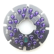 Аксессуары для камеры видеонаблюдения, ИК светодиодный, 90 градусов, F5, 24 шт., светодиодный светильник, инфракрасный светильник, для DIY камеры видеонаблюдения, ИК светодиодный