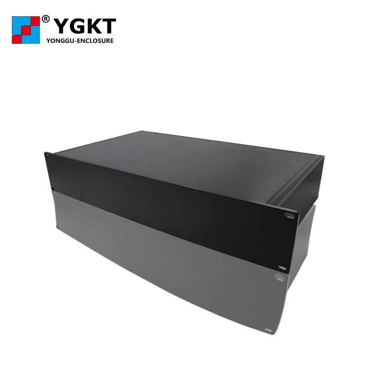 YGH-002 482 * 132-D (wxhxd) 3u 19-дюймовые алюминиевые коробки для монтажа в стойку |