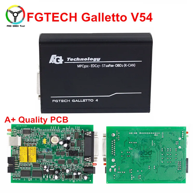 

High Quality Fgtech Galetto 4 V54 Master ECU Chip Tuning Tool FG-Tech V54 BDM-TriCore OBD Support BDM Function