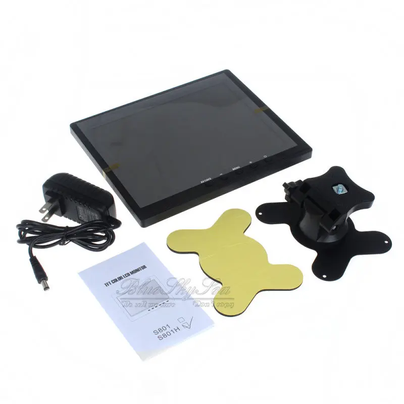 EYOYO 8 дюймов портативный цифровой HD TFT ЖК монитор VGA BNC Видео Аудио DVR HDMI вход B01 для