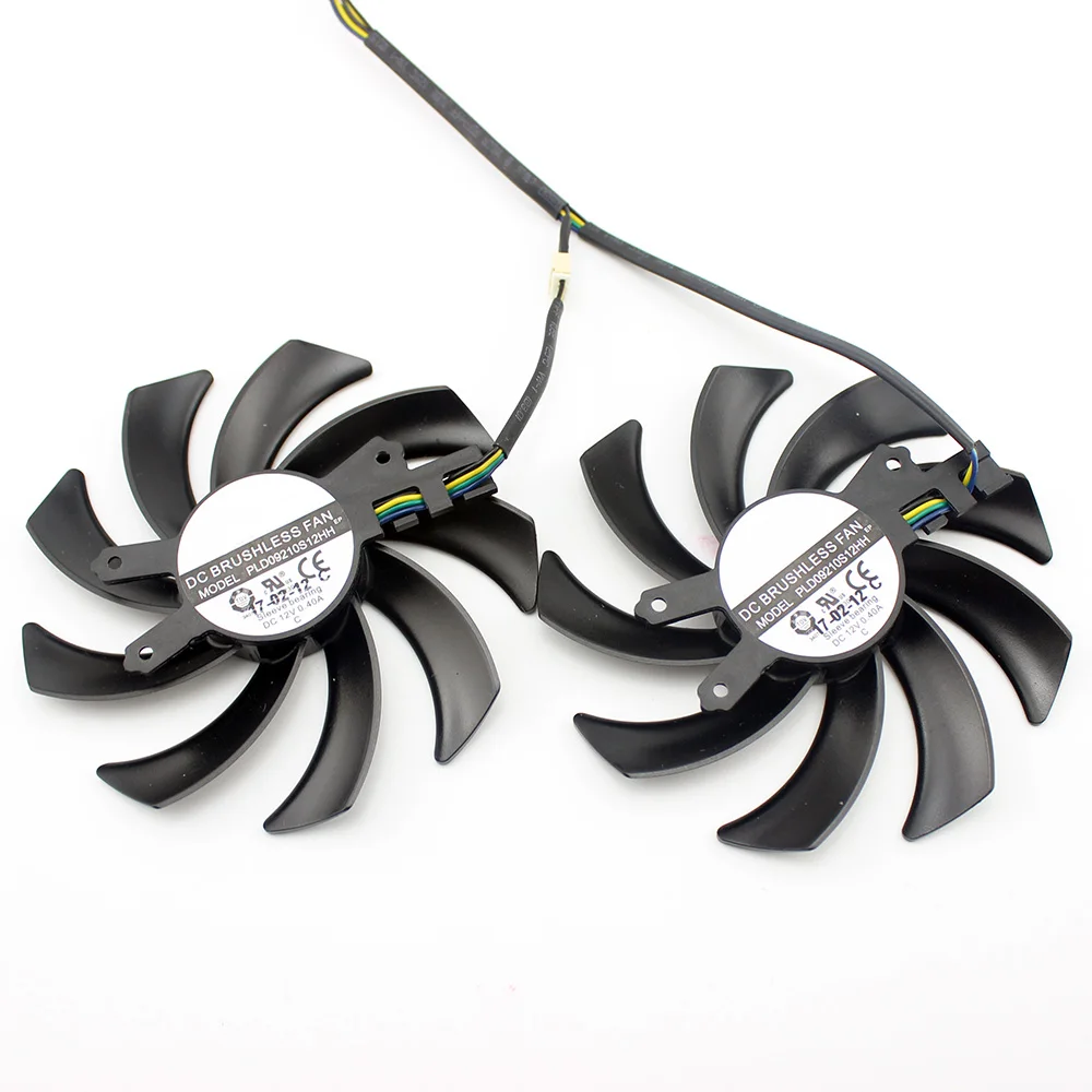NANILUO 2 шт./лот для GALAXY technology PLD09210S12HH 12 В 0.40A 86 мм для GALAXY GTX760 GTX950 GTX660 вентилятор видеокарты CoolingFan