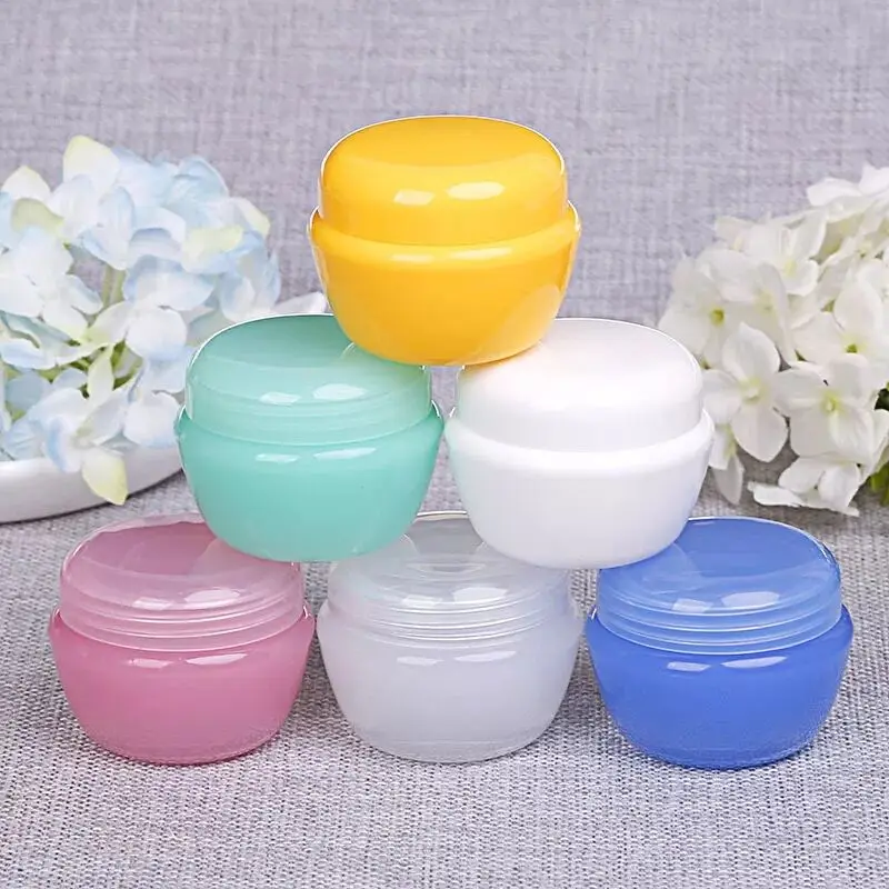 

10pcs 5g 10g 20g 30g Mix Color Plastic Bottle Empty bottles Jars Inner Cap Cosmetic Cream Eye Gel Butter Packaging Containers