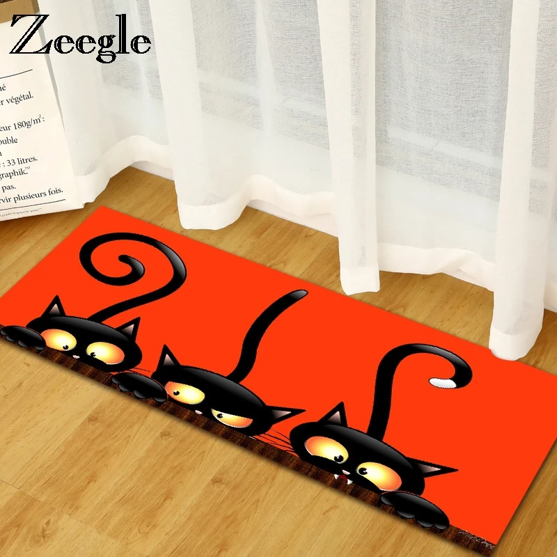 Zeegle ترحيب الحصير الفانيلا المطبخ السجاد منزل مماسح غرفة المعيشة سجاد مكافحة الانزلاق أريكة الجدول منطقة البساط سجادة غرفة النوم