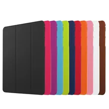 Чехол для планшета для samsung Galaxy Tab S2, 9,7 дюймов, T810, T813, T815C, T819C, умный чехол, 3 раскладные подставки, Авто Режим сна/пробуждения, задняя крышка