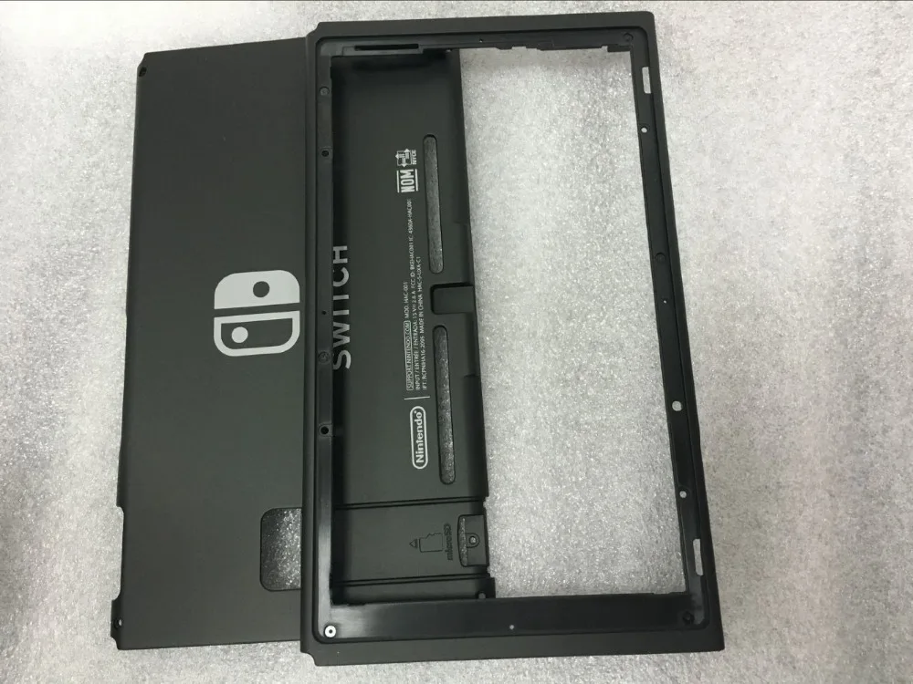 

5sets/Lot Replacement Upper & bottom faceplate Housing Shell Cover Case for Nintend Switch NS Game Console with Logo