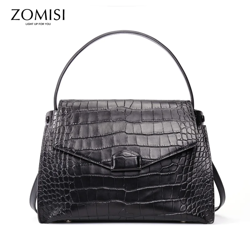 

ZOMISI The new bag for women high quality Genuine Leather Business handbags