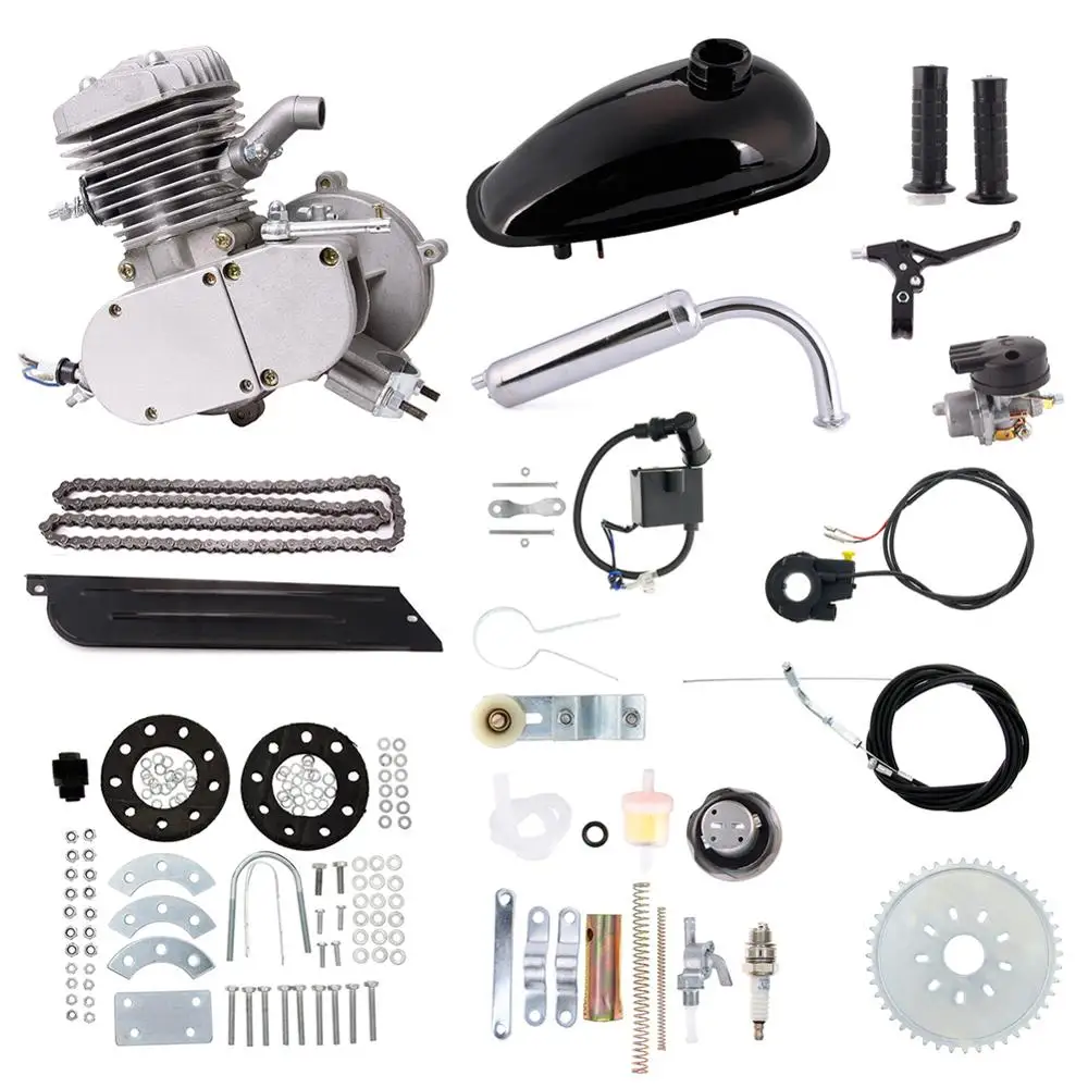 

80cc 2 Stroke Motor Engine Kit for DIY Motorized Bicycle Push Bike Complete Petrol Cycle Motor Set High Quality Set