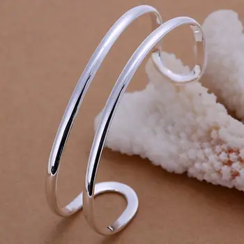 

2015 New 925 jewelry silver plated Fashion Jewelry Flat Double Line bracelets&bangle,Wholesale jewelry SMTB071