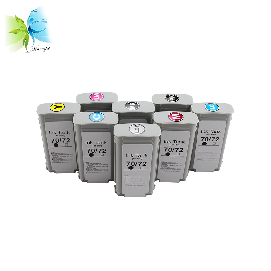 

WINNERJET 130ml for HP 70 Compatible Ink Cartridge Full with Pigment Ink For HP Designjet Z2100 Z5200 Inkjet Printer