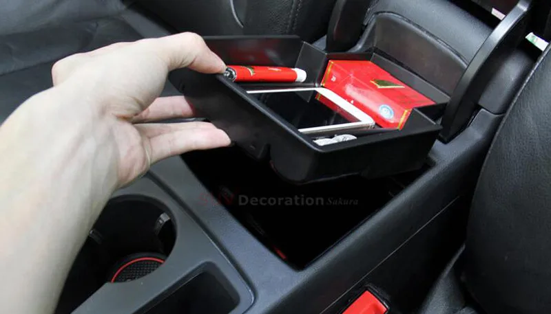 Аксессуары Для Audi A4 B8 2008 2015/Audi A5 2010 2015 Внутренний Центральный Подлокотник Ящик