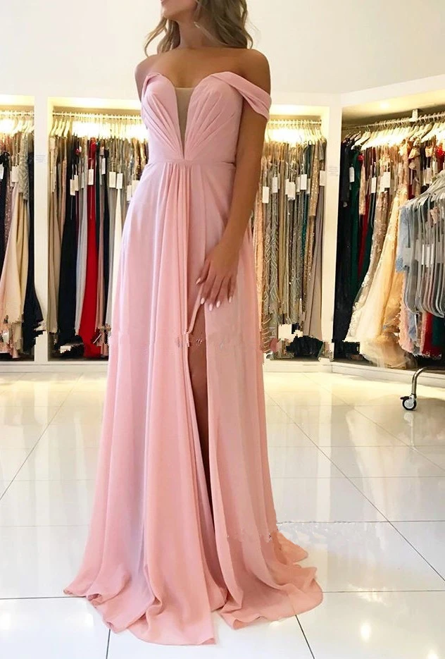 Vestidos largos de gasa para fiestas Clearance