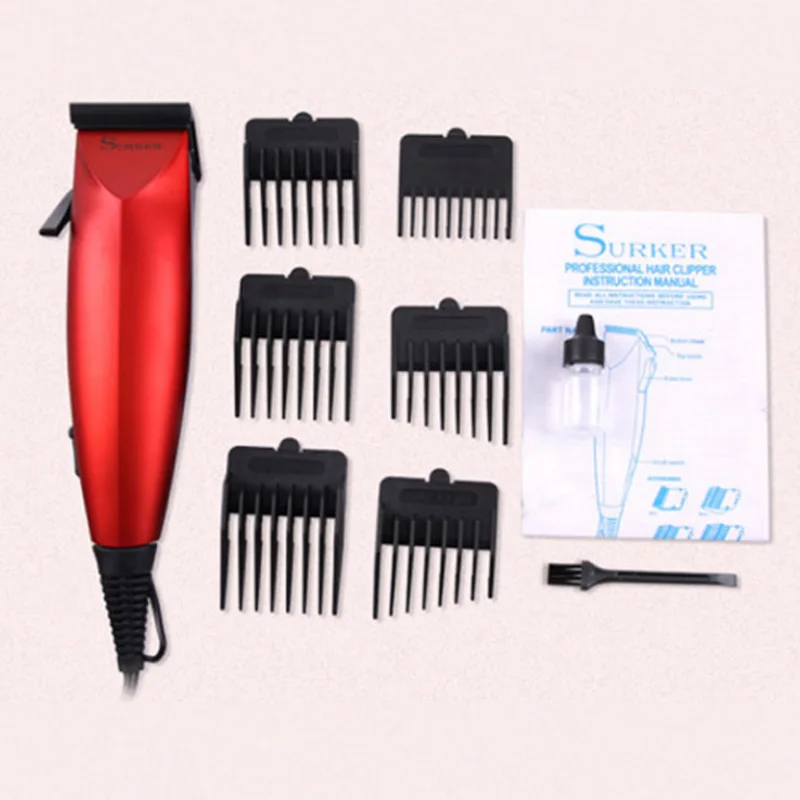 Comprar 4 in1 profesión cortapelos eléctrico 6 piezas límite peine Trimmer ajustable niños y adultos con cable máquina de corte de afeitar