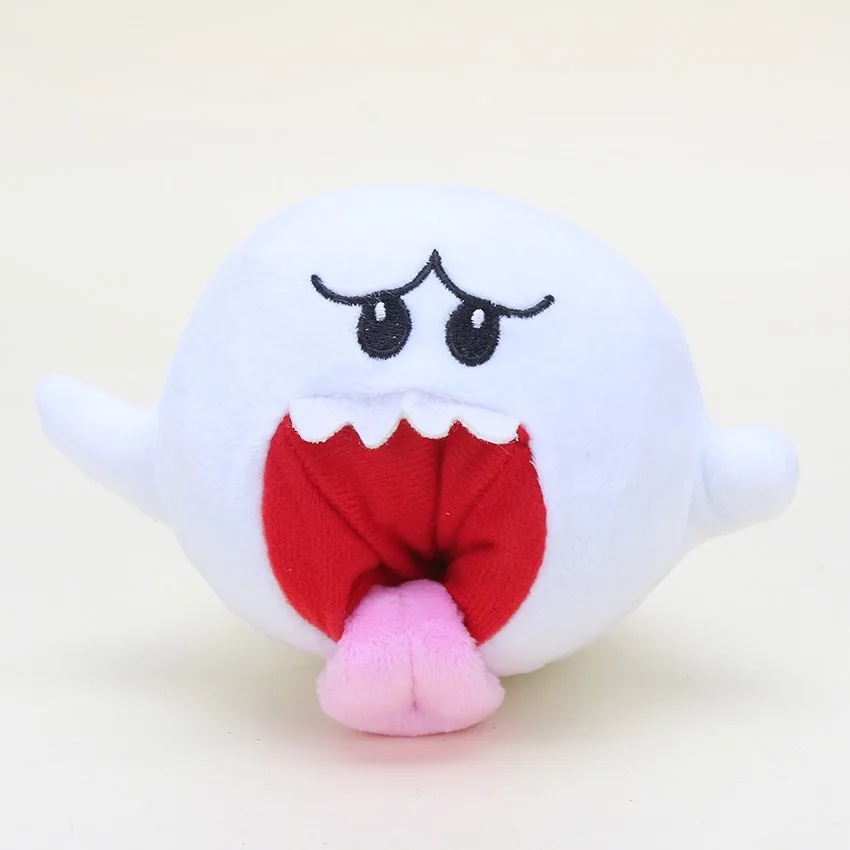 15 см Super Mario Bros Йоши приведение бу длинный язык белый гриб мягкая плюшевая кукла подарок на день рождения