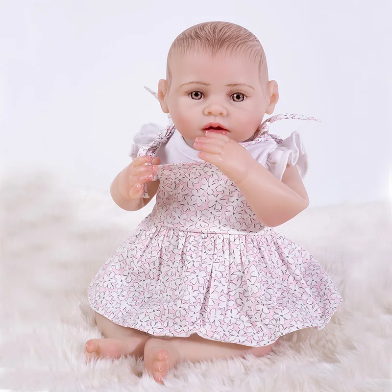 OtardDolls 43 см кукла Bebe Reborn мягкая силиконовая игрушка для мальчиков и девочек милая