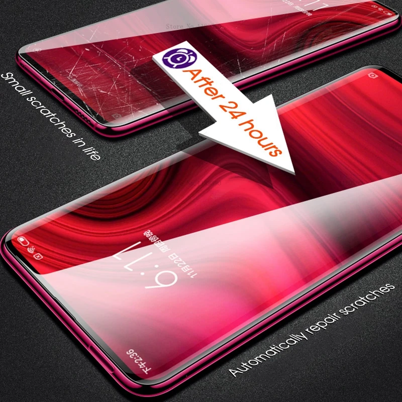 Передняя Мягкая Силиконовая защита для экрана полное покрытие для Xiao mi Red mi 7 K20 Note 7 Pro 8 mi 9 SE mi 9T mi 9 t mi 9 t прозрачная Гидрогелевая пленка