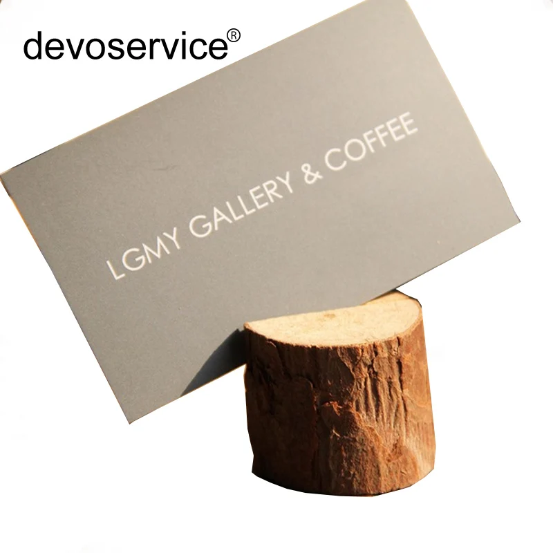 Buy Natural Wood Memo Clips Paper Photo Clip Holder