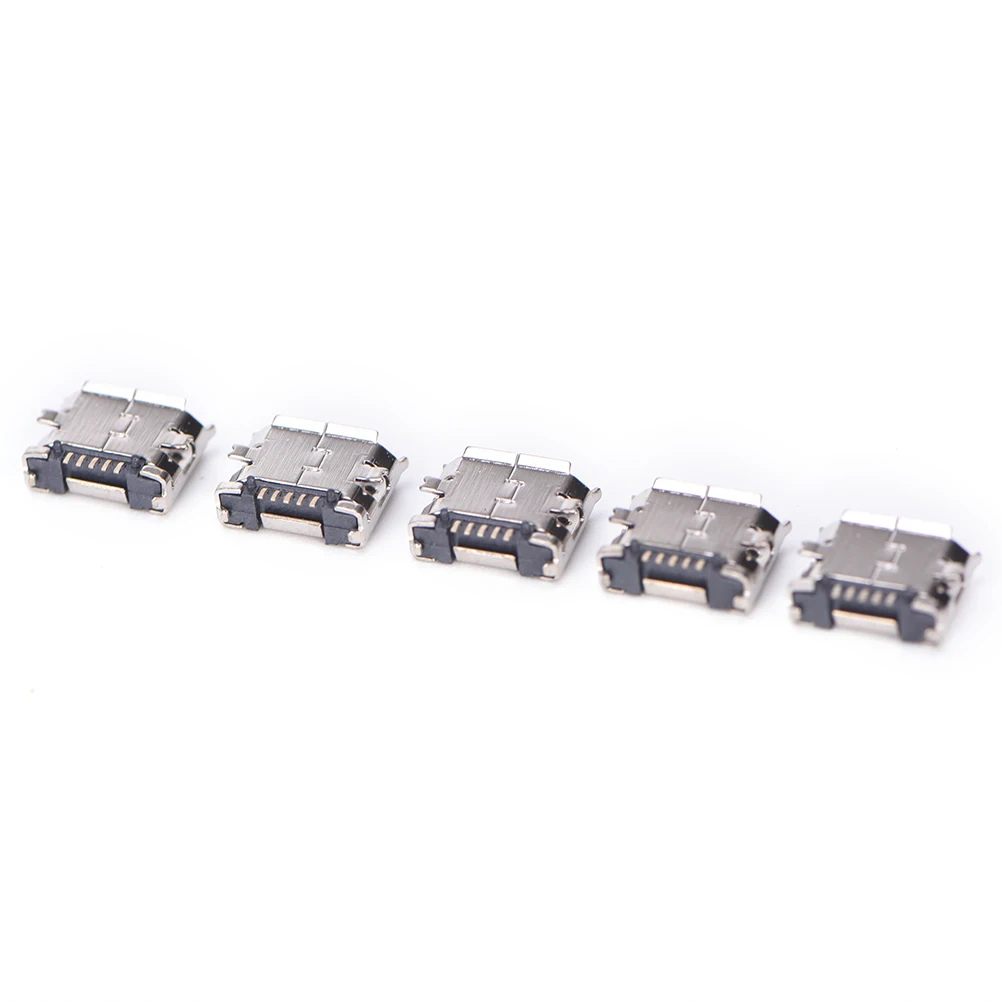 Новый 10 шт. микро USB 5pin B Тип гнездовой разъем для мобильного телефона 5 pin зарядки