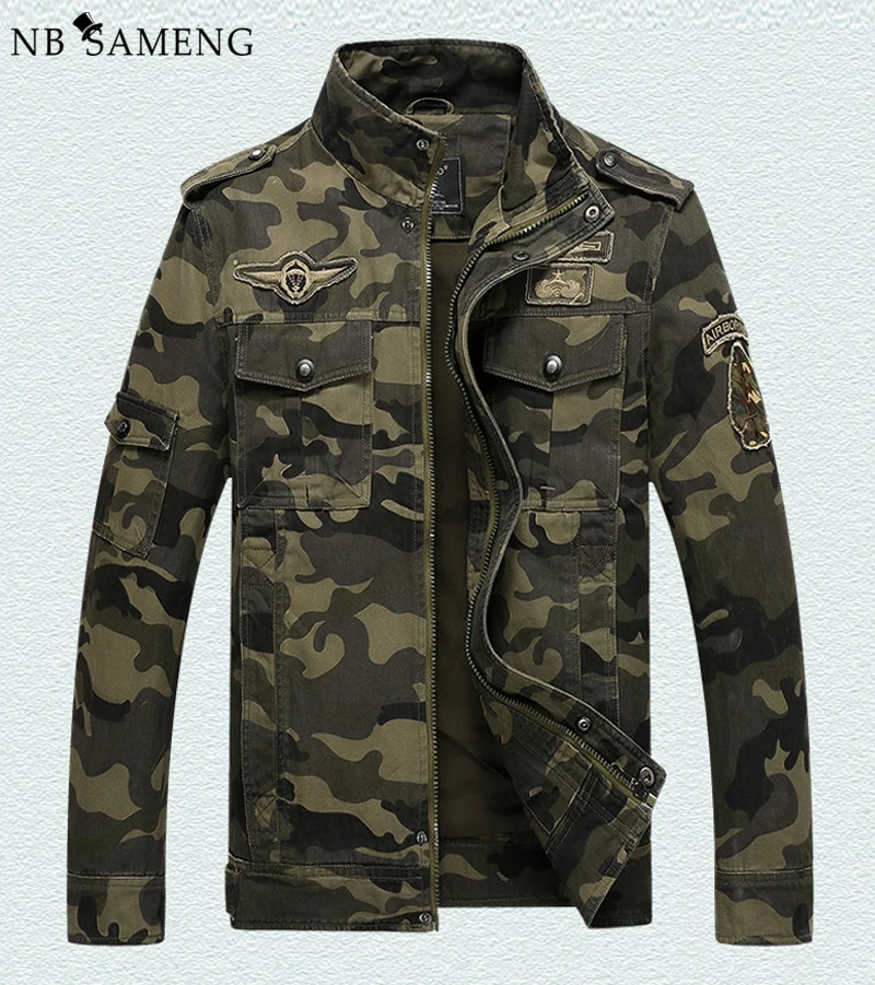 Jacket Men Coat Army Brand Clothing 2016 Mens Tactical Jackets Stand
