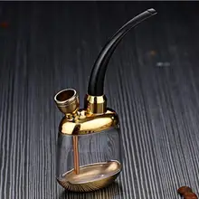 Полный набор творческих водяных труб табака мундштук для сигарет с фильтром курительная сумка двойного назначения