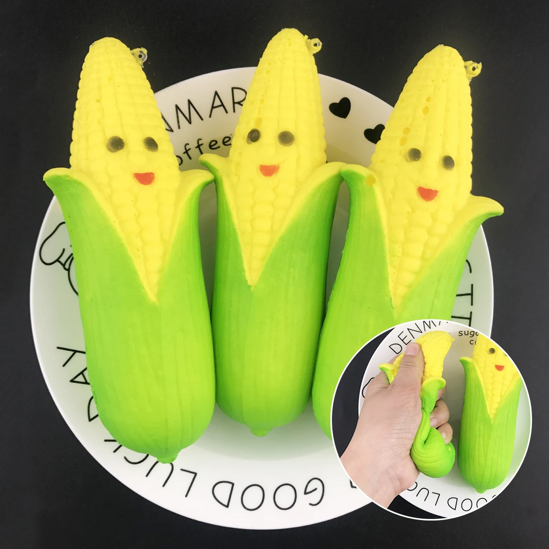 Etmakit 18 см Jumbo Corn Anti-strss сжимает Пасхальный подарок мягкая игрушка для мягких телефонов