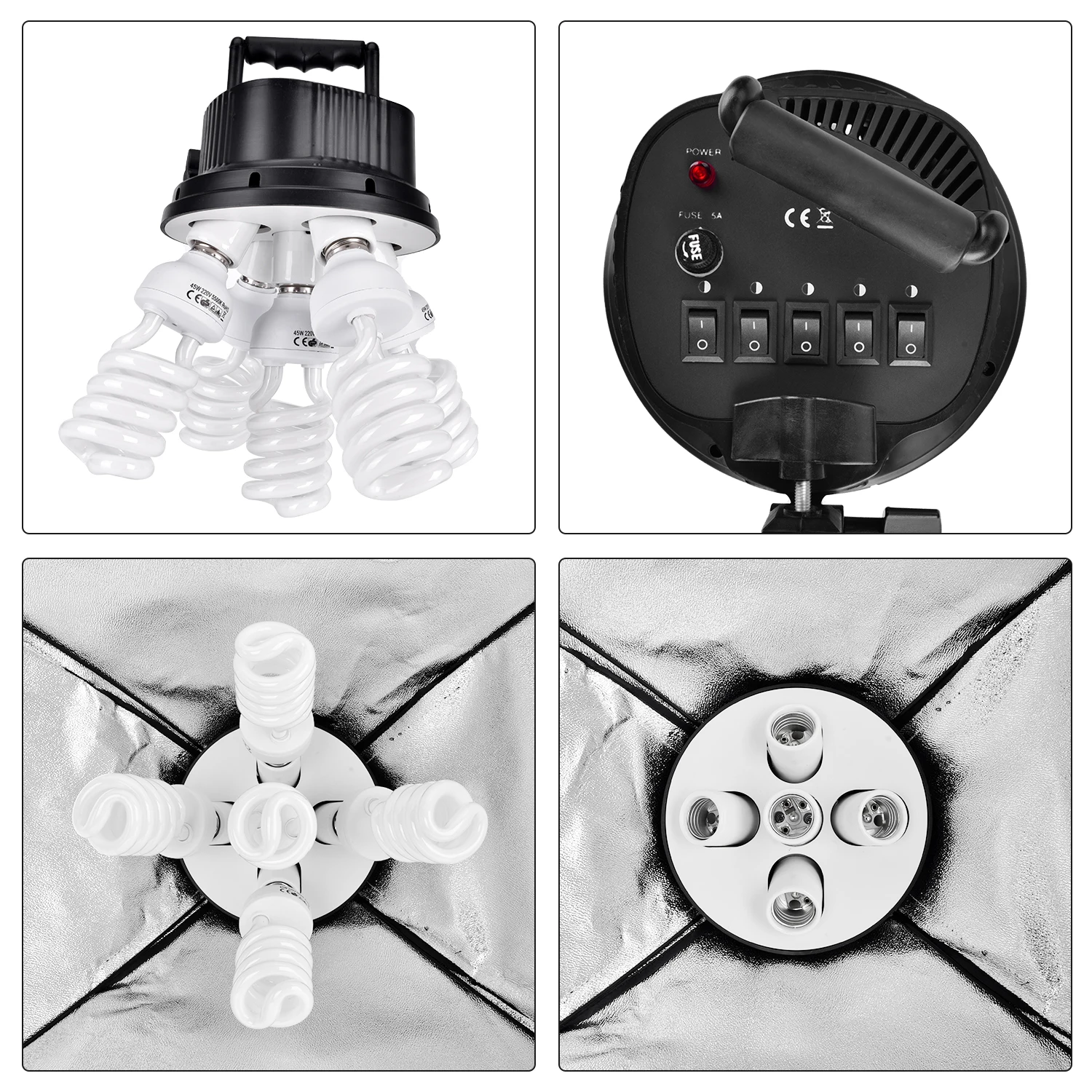 ZUOCHEN 3375W Photo Studio Continuous Lighting kit