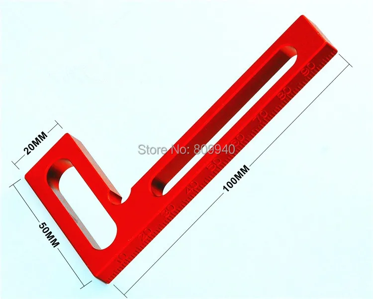 Precision Woodworking Tools 100mm L-Squre Minisquare Mini Clamping Squares Measurement Tool