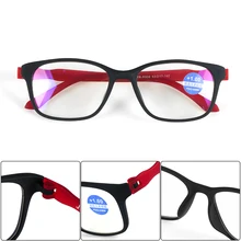 1,0~+ 4,0 пожилых увеличительные очки для чтения Уход За Зрением ультралегкие очки унисекс бифокальные очки для чтения легкие очки