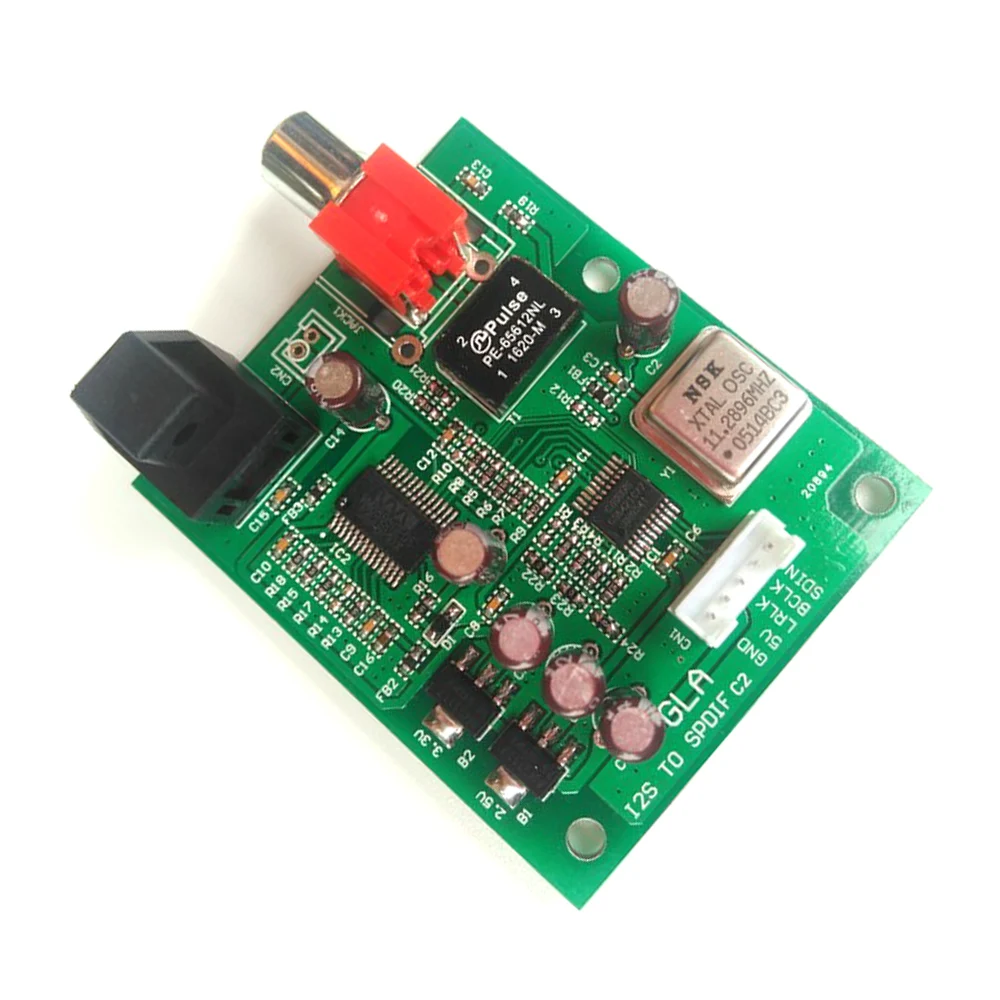 

DYKB I2S/ IIS signal to coaxial fiber output board FOR CD VCD DVD turntable Decoder