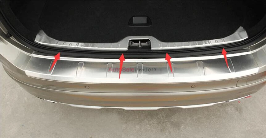 Нержавеющая внутренняя защита заднего бампера Накладка для VOLVO XC60 2009 2010 2011 2012 2013