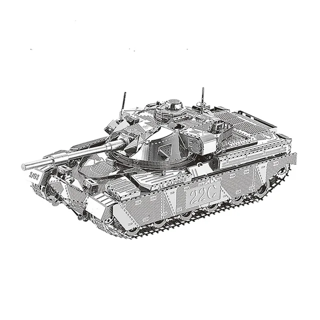 MMZ MODEL NANYUAN 3D Metal model kit JS-2 tank Chieftain MK50 Tank Assembly Model DIY 3D Laser Cut Model puzzle toys for adult 5