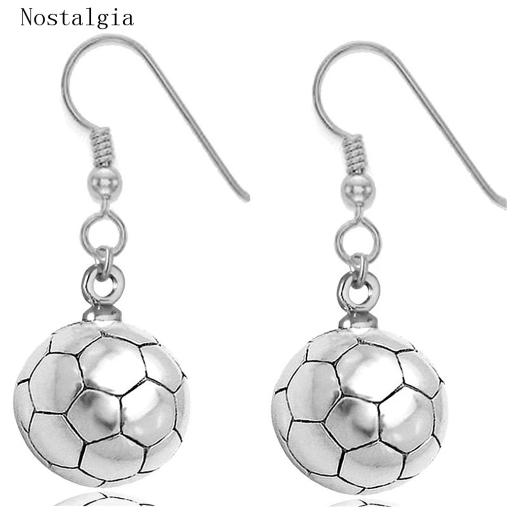 3 Sport Charm Soccer Ball Earrings Football Team Jewelry Gift Earrings