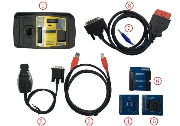 Xhorse V4.9.0 VVDI MB BGA инструмент для перепрограммирование ключа для Benz включая функцию BGA калькулятор поддержка W210 все Утерянные ключи