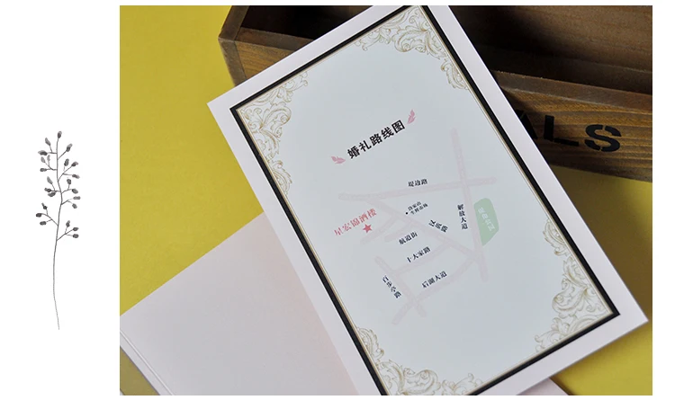 50 шт элегантные розовые пользовательские фото имя письмо День Святого Валентина открытка поздравительный подарок свадебные приглашения карты