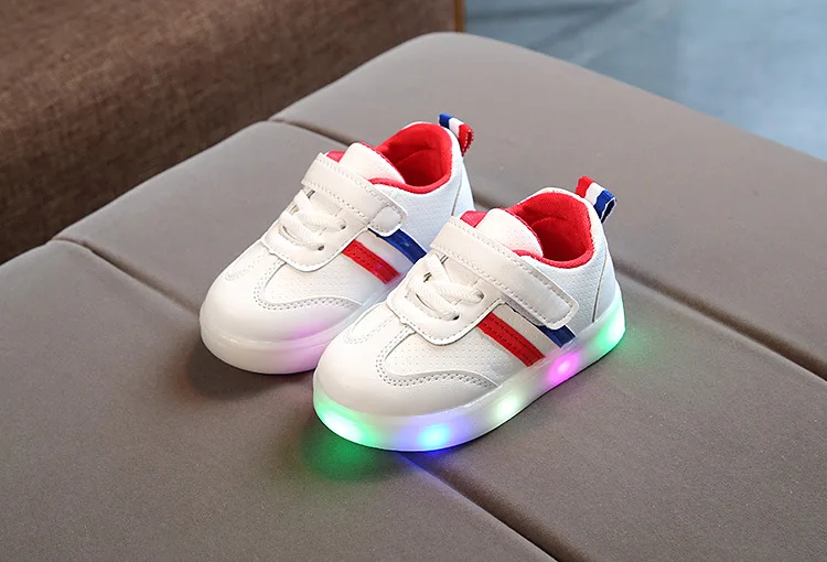 children's sandals near me 2020 New Glowing Sneakers for Girls Children Shoes with Light Led Shoes for Baby Girls Casual Shoes with Light Cocuk Ayakkabi extra wide children's shoes