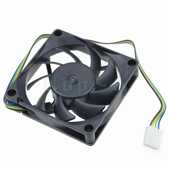 2 pcs Gdstime 7015H DC 12V 4Pin Detect Speed Computer Case Cooling Fan